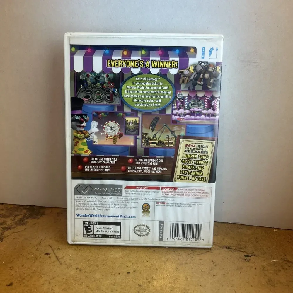 Wonderworld Amusement Park - Nintendo Wii